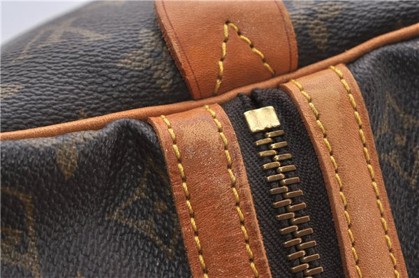 Authentic Louis Vuitton Monogram Sac Souple 35 Hand Boston Bag M41626 LV 9183F