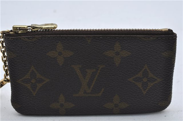 Authentic Louis Vuitton Monogram Pochette Cles Coin Case M62650 LV 9184D