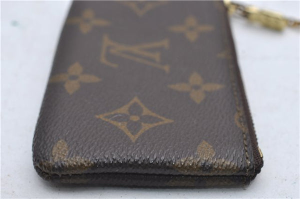 Authentic Louis Vuitton Monogram Pochette Cles Coin Case M62650 LV 9184D
