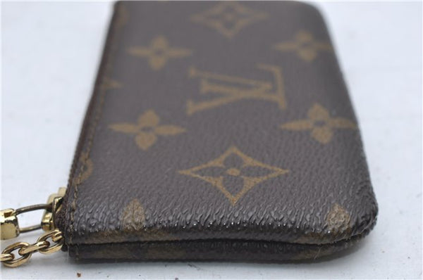 Authentic Louis Vuitton Monogram Pochette Cles Coin Case M62650 LV 9184D