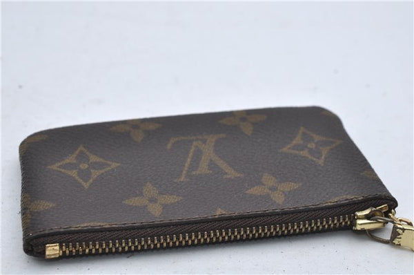 Authentic Louis Vuitton Monogram Pochette Cles Coin Case M62650 LV 9184D