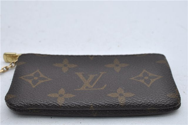 Authentic Louis Vuitton Monogram Pochette Cles Coin Case M62650 LV 9184D