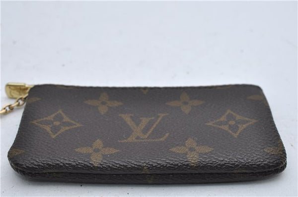 Authentic Louis Vuitton Monogram Pochette Cles Coin Case M62650 LV 9184D