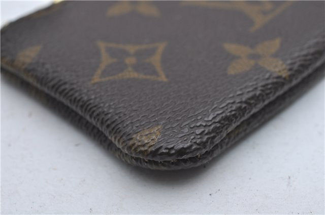 Authentic Louis Vuitton Monogram Pochette Cles Coin Case M62650 LV 9184D