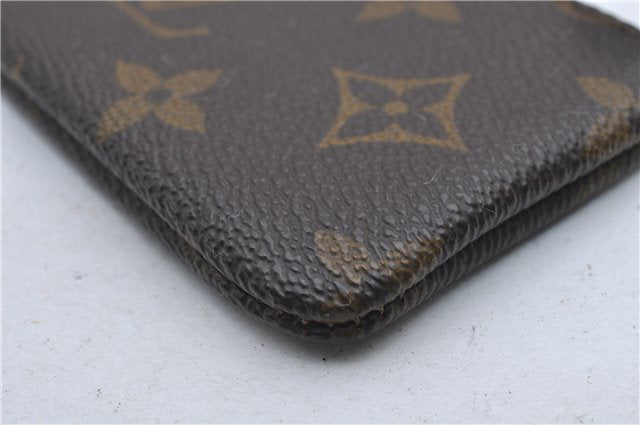 Authentic Louis Vuitton Monogram Pochette Cles Coin Case M62650 LV 9184D
