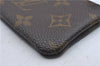 Authentic Louis Vuitton Monogram Pochette Cles Coin Case M62650 LV 9184D