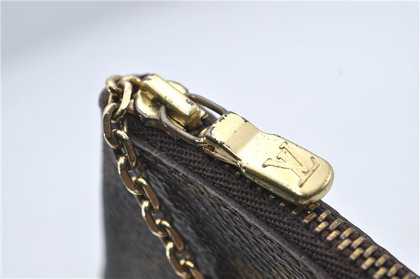 Authentic Louis Vuitton Monogram Pochette Cles Coin Case M62650 LV 9184D