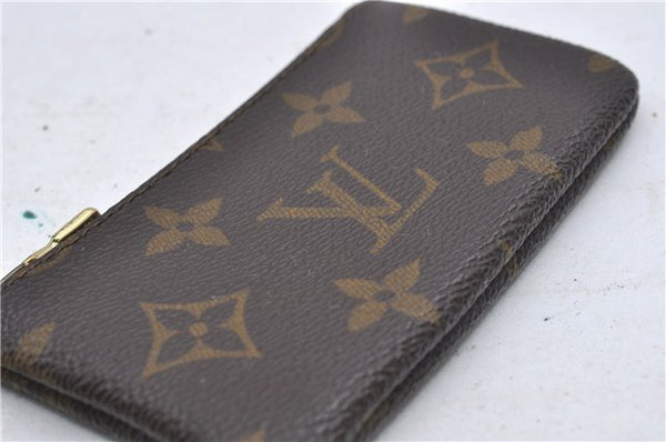 Authentic Louis Vuitton Monogram Pochette Cles Coin Case M62650 LV 9184D