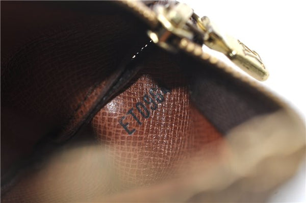 Authentic Louis Vuitton Monogram Pochette Cles Coin Case M62650 LV 9184D