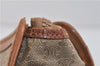 Authentic CELINE Macadam Blason Pattern Clutch Bag Purse PVC Leather Beige 9188C