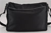 Authentic PRADA Nylon Tessuto Leather Shoulder Cross Body Bag Black 9188F