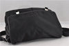 Authentic PRADA Nylon Tessuto Leather Shoulder Cross Body Bag Black 9188F