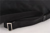 Authentic PRADA Nylon Tessuto Leather Shoulder Cross Body Bag Black 9188F