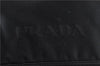 Authentic PRADA Nylon Tessuto Leather Shoulder Cross Body Bag Black 9188F