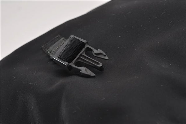 Authentic PRADA Nylon Tessuto Leather Shoulder Cross Body Bag Black 9188F