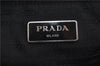 Authentic PRADA Nylon Tessuto Leather Shoulder Cross Body Bag Black 9188F