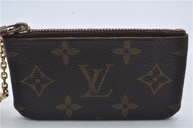 Authentic Louis Vuitton Monogram Pochette Cles Coin Case M62650 LV 9190D