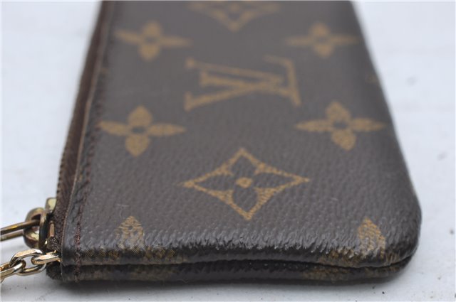 Authentic Louis Vuitton Monogram Pochette Cles Coin Case M62650 LV 9190D