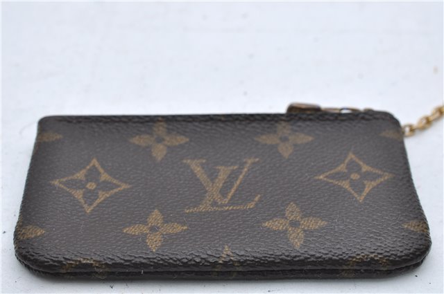 Authentic Louis Vuitton Monogram Pochette Cles Coin Case M62650 LV 9190D