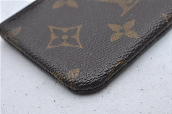 Authentic Louis Vuitton Monogram Pochette Cles Coin Case M62650 LV 9190D