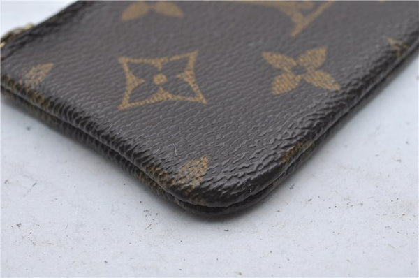 Authentic Louis Vuitton Monogram Pochette Cles Coin Case M62650 LV 9190D