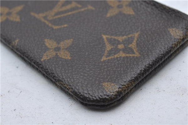 Authentic Louis Vuitton Monogram Pochette Cles Coin Case M62650 LV 9190D