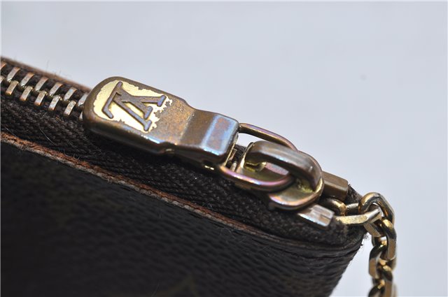 Authentic Louis Vuitton Monogram Pochette Cles Coin Case M62650 LV 9190D