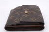 Auth Louis Vuitton Monogram Porte Monnaie Billet Carte Credit M61652 LV 9192D