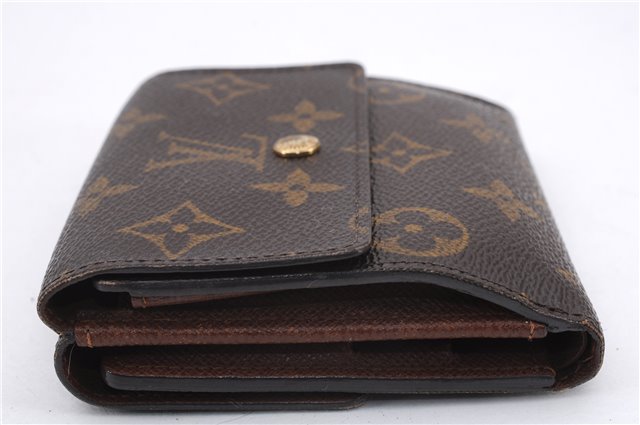 Auth Louis Vuitton Monogram Porte Monnaie Billet Carte Credit M61652 LV 9192D