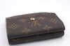 Auth Louis Vuitton Monogram Porte Monnaie Billet Carte Credit M61652 LV 9192D