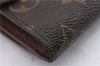 Auth Louis Vuitton Monogram Porte Monnaie Billet Carte Credit M61652 LV 9192D