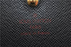 Authentic Louis Vuitton Epi Portefeuille Tresor Wallet Black M63972 LV 9193D