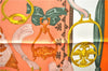 Authentic HERMES Carre 65 Scarf "ETRIERS" Silk Orange Box 9194D