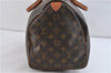 Authentic Louis Vuitton Monogram Speedy 35 Hand Bag M41524 LV 9195C