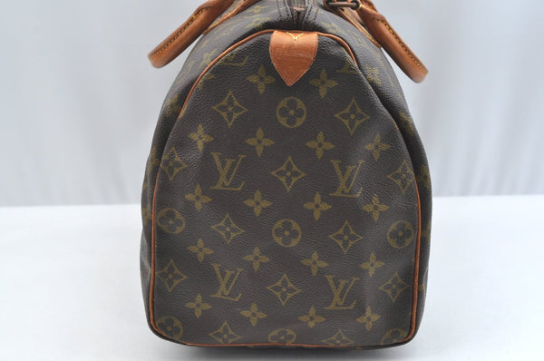 Auth Louis Vuitton Monogram Speedy 35 Hand Boston Bag Old Model LV Junk 9195H
