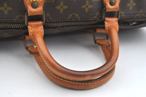 Auth Louis Vuitton Monogram Speedy 35 Hand Boston Bag Old Model LV Junk 9195H