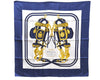 Authentic HERMES Carre 90 Scarf "BRIDES de GALA par" Silk Navy Paper Bag 9196D