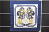 Authentic HERMES Carre 90 Scarf "BRIDES de GALA par" Silk Navy Paper Bag 9196D