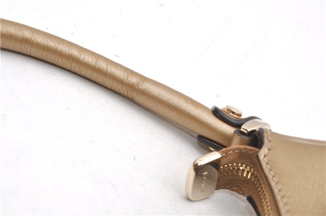 Authentic GUCCI GG Crystal Abbey Shoulder Bag PVC Leather 190525 Brown 9197F