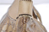 Authentic GUCCI GG Crystal Abbey Shoulder Bag PVC Leather 190525 Brown 9197F
