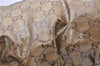 Authentic GUCCI GG Crystal Abbey Shoulder Bag PVC Leather 190525 Brown 9197F
