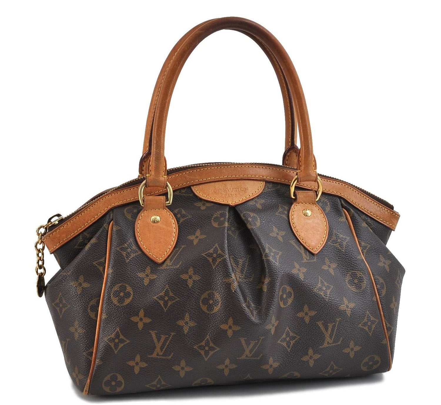 Authentic Louis Vuitton Monogram Tivoli PM Hand Bag M40143 LV 9198C