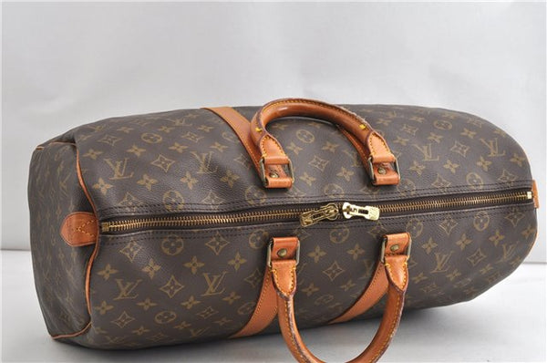 Authentic Louis Vuitton Monogram Keepall 45 Travel Boston Bag M41428 LV 9199F