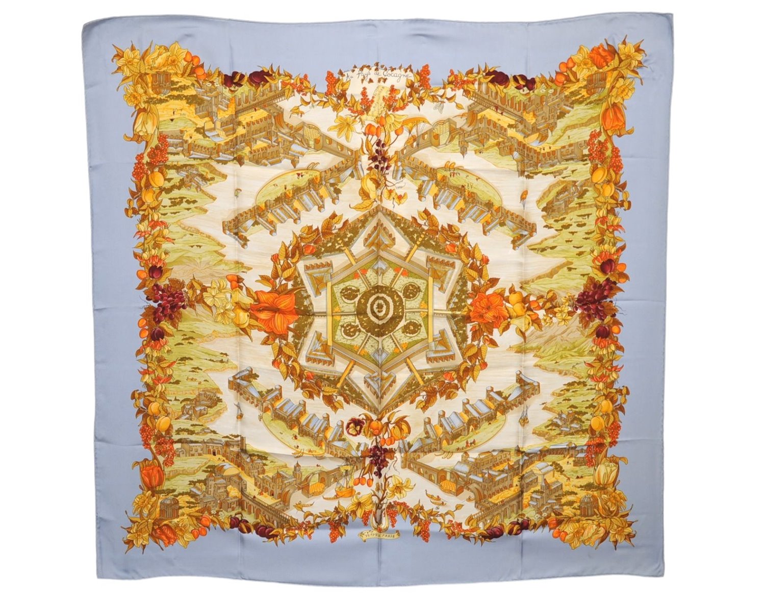 Authentic HERMES Carre 90 Scarf 