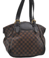 Authentic Louis Vuitton Damier Verona MM Shoulder Boston Bag N41118 LV 9201E