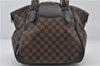 Authentic Louis Vuitton Damier Verona MM Shoulder Boston Bag N41118 LV 9201E