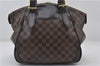 Authentic Louis Vuitton Damier Verona MM Shoulder Boston Bag N41118 LV 9201E