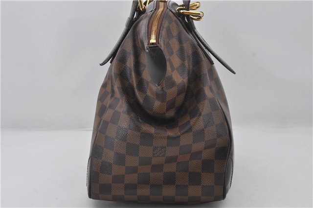 Authentic Louis Vuitton Damier Verona MM Shoulder Boston Bag N41118 LV 9201E