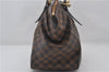Authentic Louis Vuitton Damier Verona MM Shoulder Boston Bag N41118 LV 9201E