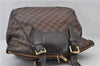 Authentic Louis Vuitton Damier Verona MM Shoulder Boston Bag N41118 LV 9201E